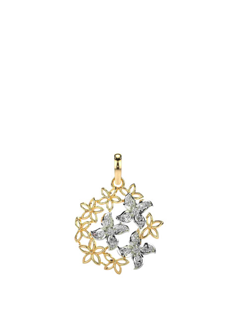VALANOVA 14K Yellow Gold 0.22 Ct Lab Grown Diamond Pendant