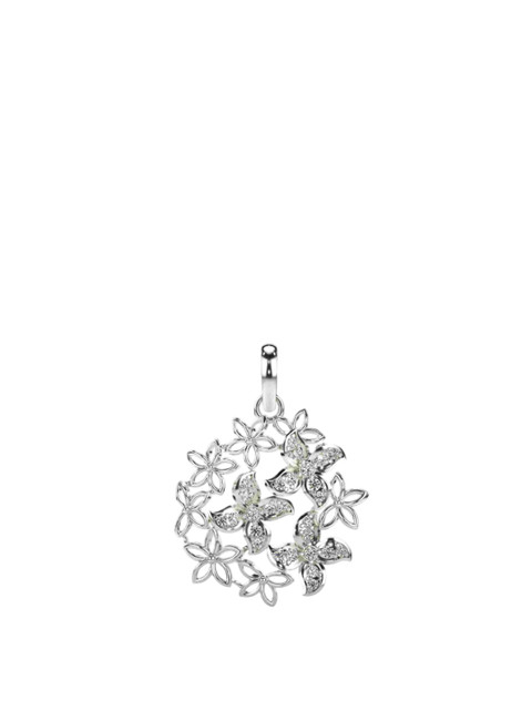 VALANOVA Women 14K White Gold & Lab Grown Diamond Pendant