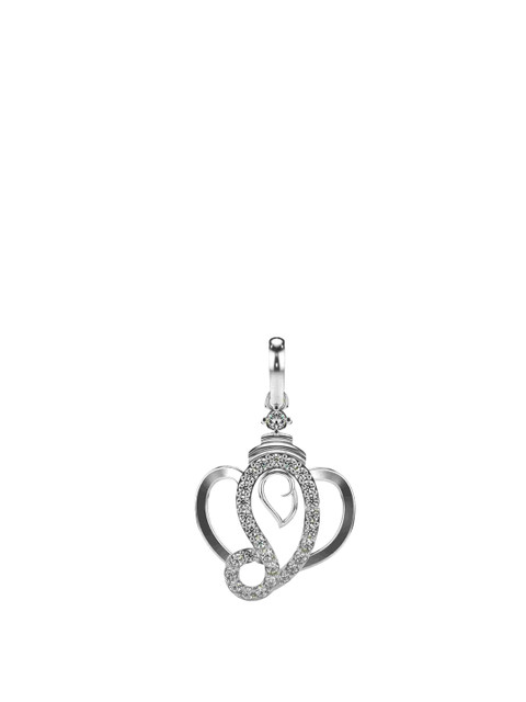 VALANOVA Women Hallmarked 14K White Gold & Certified Lab Grown Diamond 0.27cts