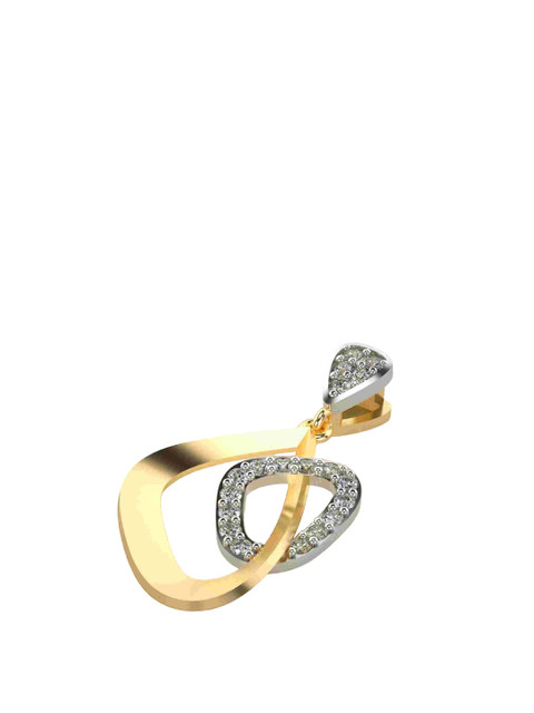 VALANOVA Women 14K Yellow Gold & Certified Lab Grown Diamond Pendant - Image 3