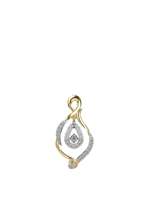 VALANOVA Women 14K Gold Lab Grown Diamond 0.21CT 14.3 gm