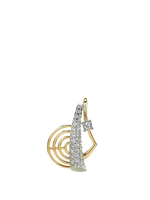 VALANOVA Women 14 Kt Gold 0.23CT Lab Grown Regular Pendant