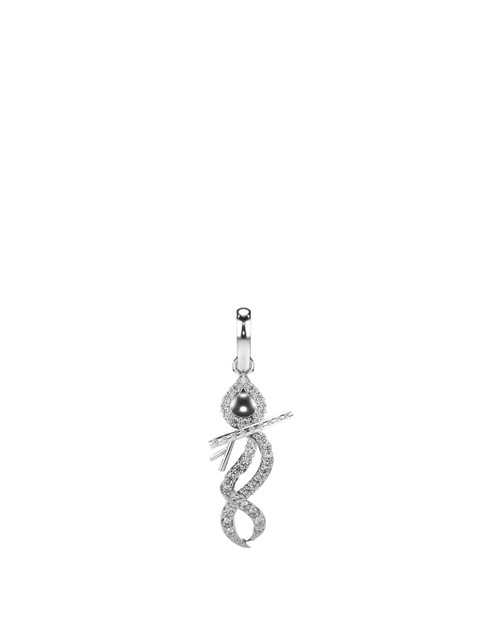 VALANOVA 18K White Gold 0.20 Ct Lab Grown Diamond Pendant
