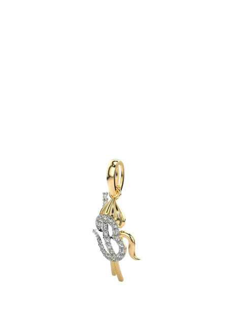 VALANOVA Women Yellow Gold Lab Grown Pendant - Image 2