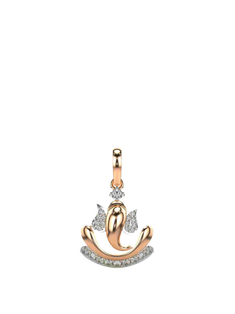 VALANOVA 18K Rose Gold Certified 0.20Ct Lab Grown Diamond Pendant