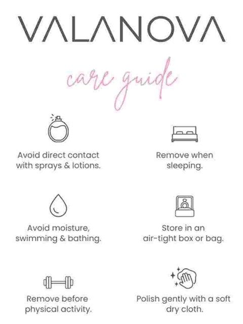 VALANOVA Women 18 Kt White Gold Lab Grown Pendant - Image 4