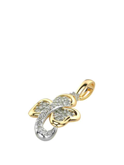 VALANOVA 18K Yellow Gold 0.24 Ct Lab Grown Diamond Pendant - Image 3