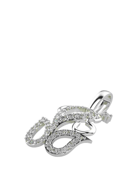 VALANOVA 18K White Gold 0.27 Ct Lab Grown Diamond Pendant - Image 3