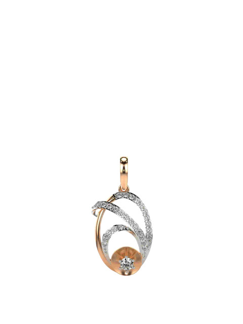 VALANOVA Women 18K Rose Gold & Certified Lab Grown Diamond Pendant