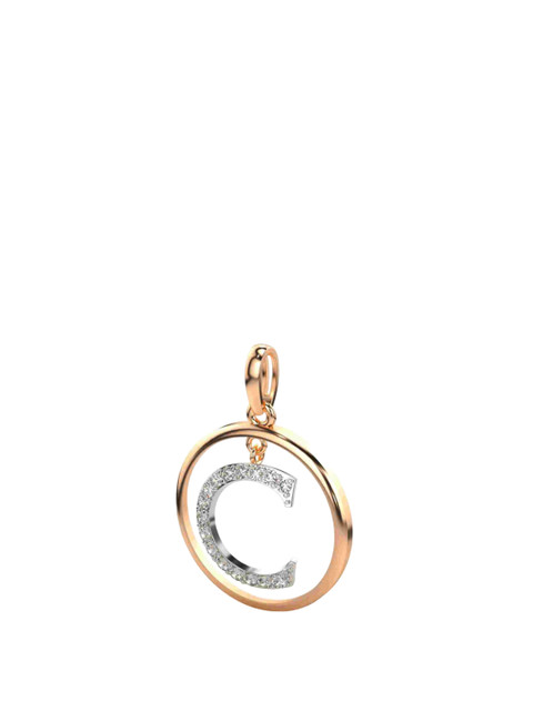 VALANOVA Women Rose Gold 1.98gm Lab Grown Pendant - Image 2