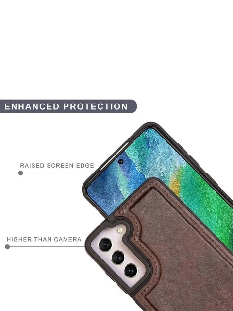 SPRIG Glossy Leather Back Cover for Samsung Galaxy S22 Plus - Image 3