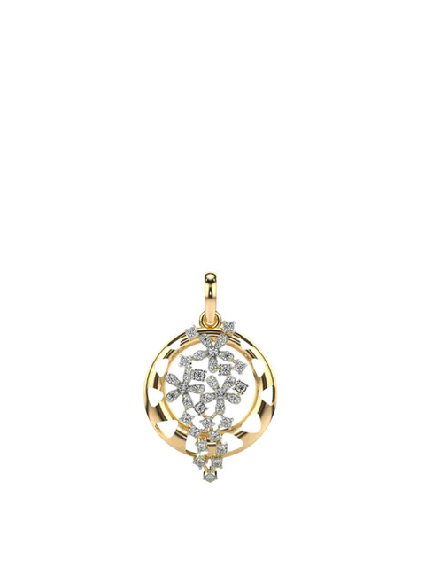 VALANOVA Women 18 Kt Gold Lab Grown Diamond Pendant
