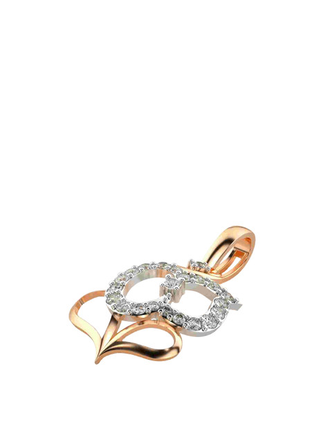 VALANOVA Women 14K Rose Gold 0.18CT Lab Grown Diamond Pendant - Image 3