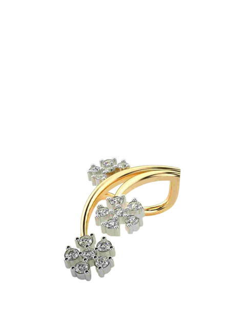 VALANOVA Women 14 Kt Gold Lab Grown Diamond Pendant