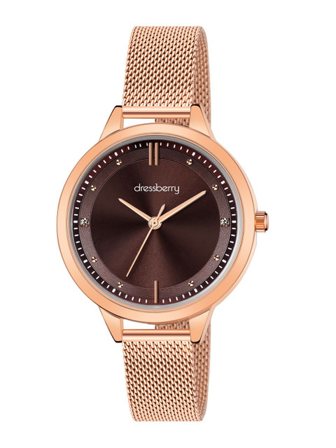 DressBerry Women Bracelet Style Analogue Watch HOBDB-501-RG