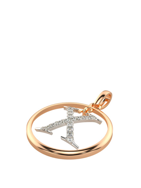 VALANOVA 14K Rose Gold 0.22 Ct Lab Grown Diamond Pendant - Image 3