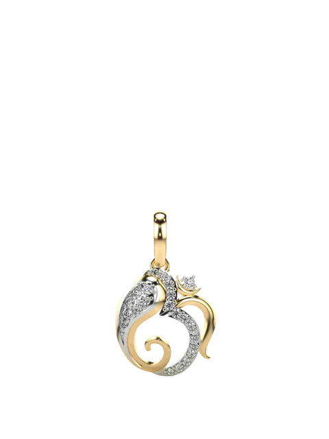 VALANOVA 14K Yellow Gold 0.17 Ct Lab Grown Diamond Pendant