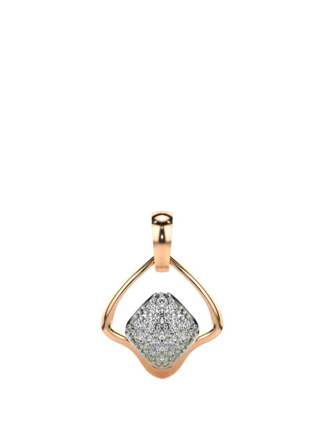 VALANOVA 14K Rose Gold 0.24 Ct Lab Grown Diamond Pendant