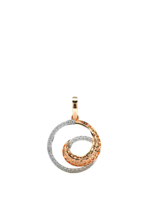 VALANOVA 14K Rose Gold 0.36 Ct Lab Grown Diamond Pendant