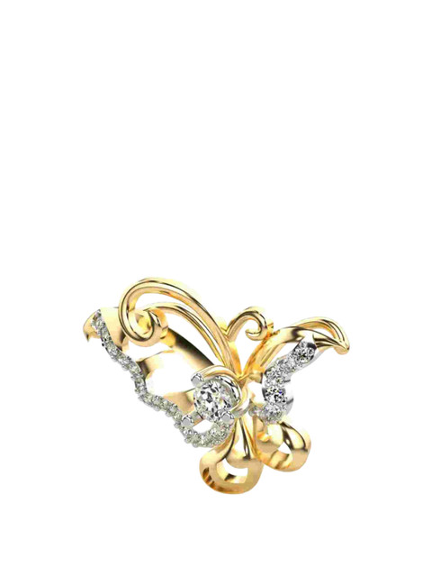 VALANOVA Women 14 Kt Yellow Gold Lab Grown Diamond Pendant - Image 2