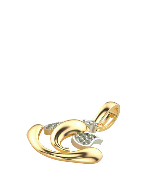 VALANOVA Women 14 Kt Yellow Gold Lab Grown Diamond Pendant - Image 3