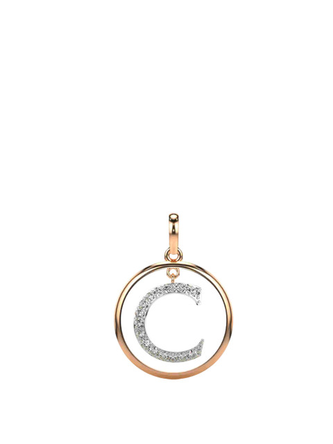 VALANOVA Women Rose Gold 1.98gm Lab Grown Pendant