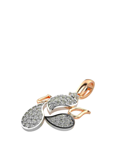 VALANOVA 14K Rose Gold 0.32 Ct Lab Grown Diamond Pendant - Image 3