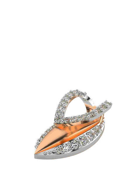 VALANOVA Women Hallmarked 18K Rose Gold Pendant - Image 3