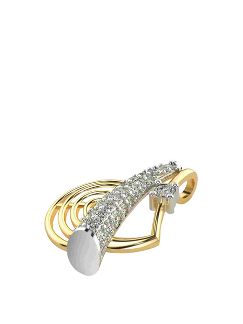 VALANOVA Women 14 Kt Gold 0.23CT Lab Grown Regular Pendant - Image 3