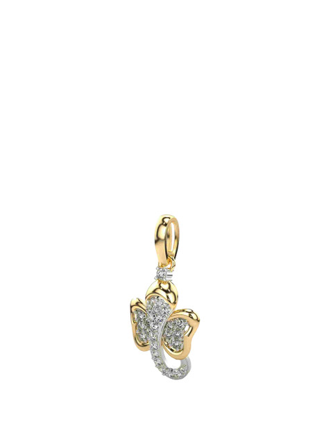 VALANOVA 18K Yellow Gold 0.24 Ct Lab Grown Diamond Pendant - Image 2