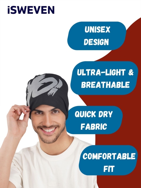 iSWEVEN Unisex Printed Beanie - Image 5
