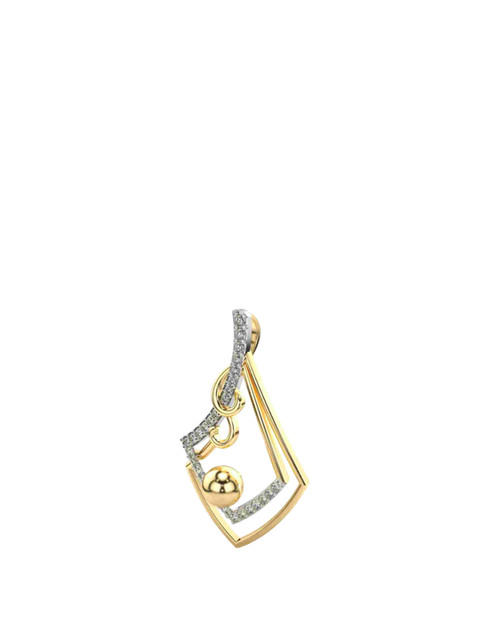 VALANOVA Women 14K Yellow Gold & Certified Lab Grown Diamond Pendant