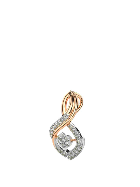 VALANOVA 14K Rose Gold 0.31 Ct Lab Grown Diamond Pendant - Image 2