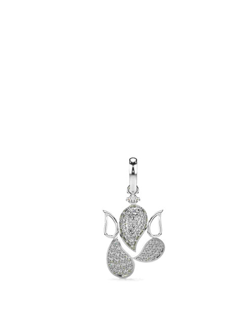 VALANOVA Women 14 Kt White Gold Lab Grown Pendant