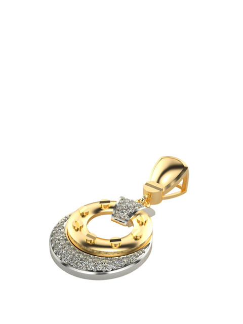 VALANOVA Women 14K Yellow Gold & Certified Lab Grown Diamond Pendant - Image 2