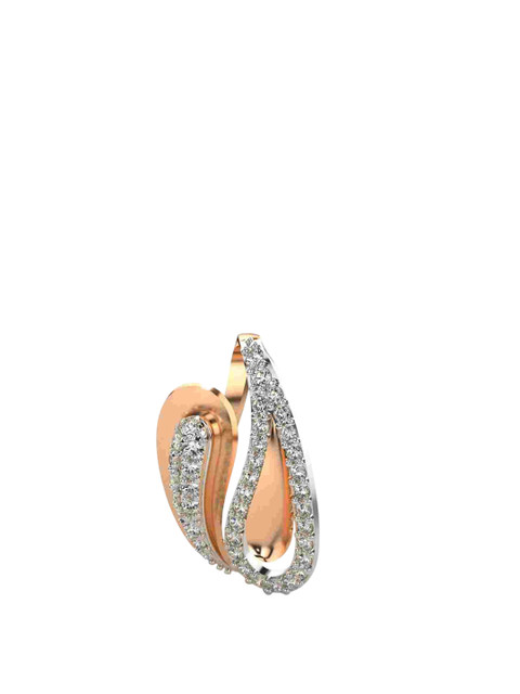 VALANOVA 18K Rose Gold 0.33 Ct Lab Grown Diamond Pendant