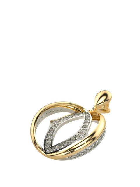 VALANOVA Women 14K Yellow Gold & Certified Lab Grown Pendant - Image 3