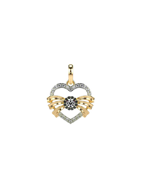 VALANOVA 14K Yellow Gold 0.31 Ct Lab Grown Diamond Pendant