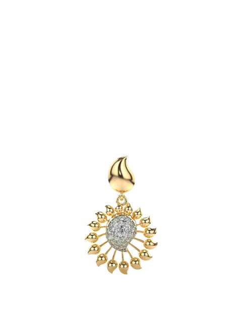 VALANOVA Women 18 Kt Gold Lab Grown Diamond Pendant