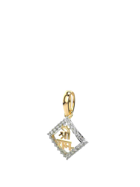 VALANOVA Women 14 Kt Yellow Gold Lab Grown Diamond Pendant - Image 2