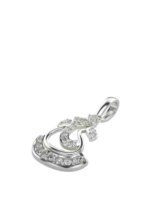 VALANOVA Women 18K White Gold 0.21cts Lab Grown Diamond Pendant - Image 3