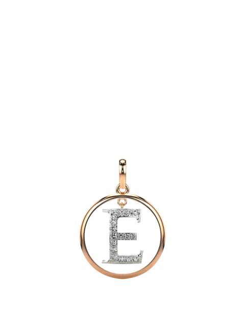 VALANOVA 14K Rose Gold Plated 0.33Ct Lab Grown Diamond Pendant