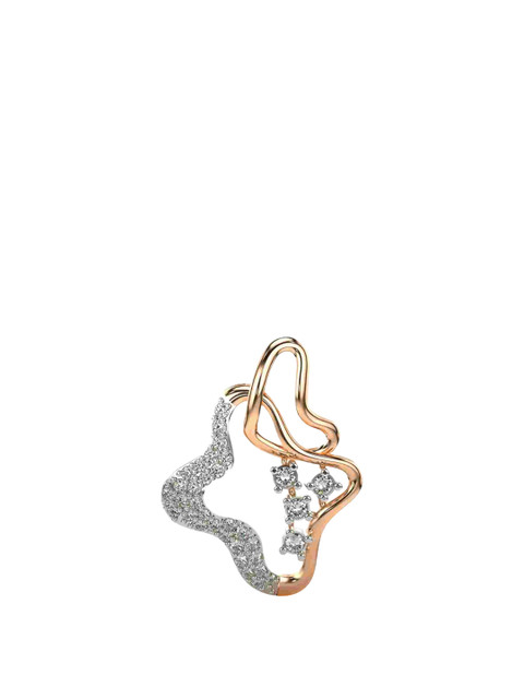 VALANOVA 18K Rose Gold Plated 0.31Ct Lab Grown Diamond Pendant