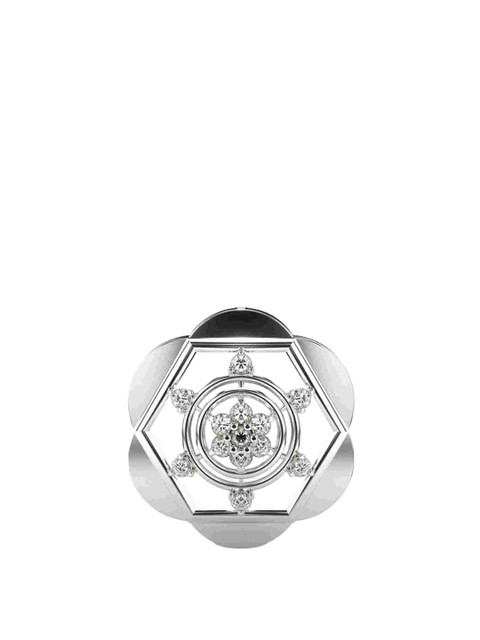 VALANOVA Women 14K White Gold & 0.22CT Lab Grown Diamond Pendant