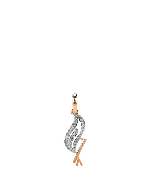 VALANOVA 14K Rose Gold 0.18 Ct Lab Grown Diamond Pendant