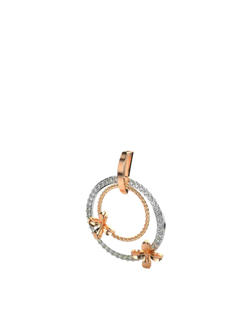 VALANOVA Women 14K Rose Gold & Certified Lab Grown Diamond Pendant - Image 2