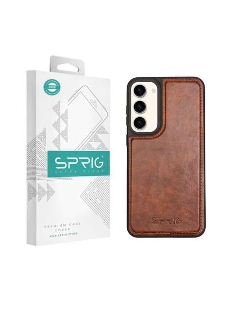 SPRIG Samsung Galaxy S23 Plus 5G Glossy PU Leather Back Cover