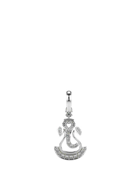 VALANOVA Women 18K White Gold 0.21cts Lab Grown Diamond Pendant