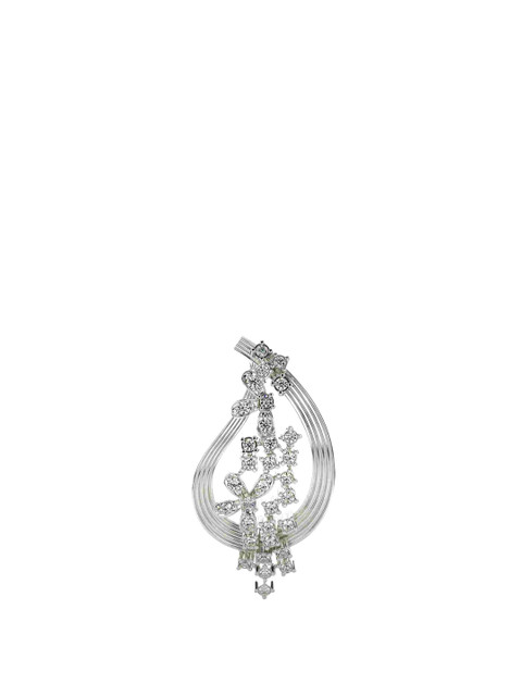 VALANOVA Women 18K White Gold & Lab Grown Diamond Pendant