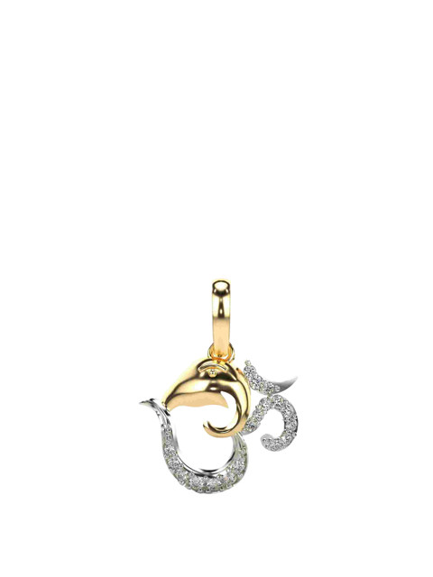 VALANOVA Women 14 Kt Gold Lab Grown Diamond Pendant